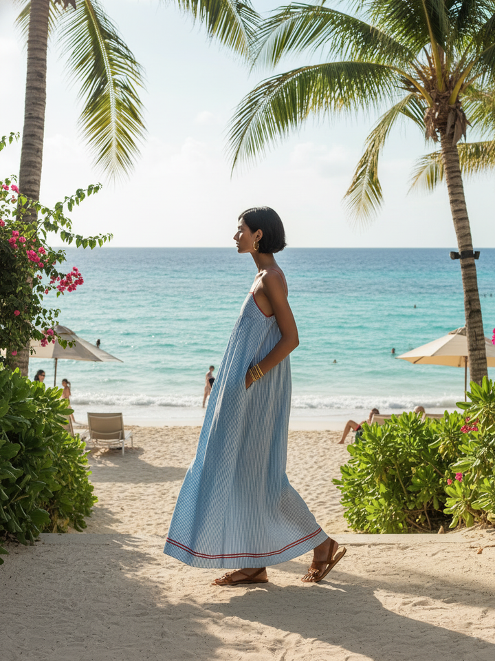 Women's Spaghetti Strap Summer Dress | Maxi