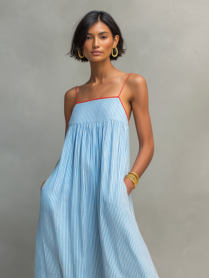 Women's Spaghetti Strap Summer Dress | Maxi