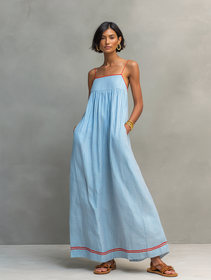 Women's Spaghetti Strap Summer Dress | Maxi