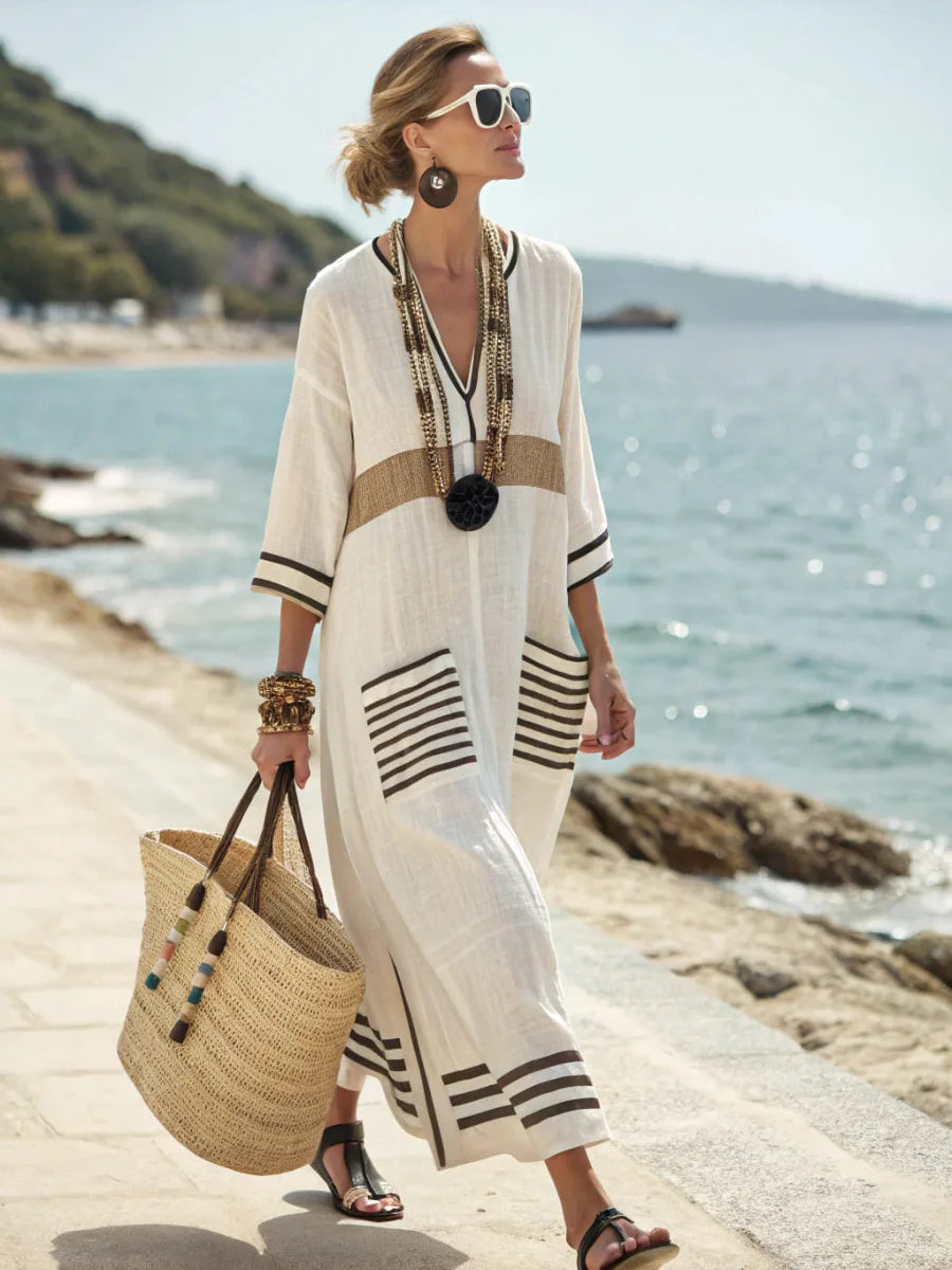 Women's Loose Vacation Dress | Maxi