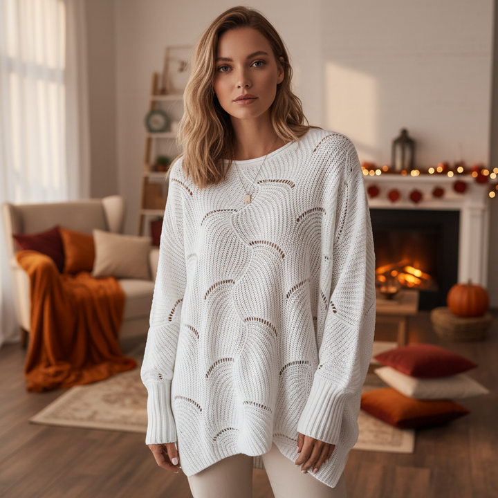 Women’s Oversized Jumper | Asymmetric Hem