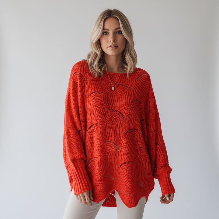 Women’s Oversized Jumper | Asymmetric Hem