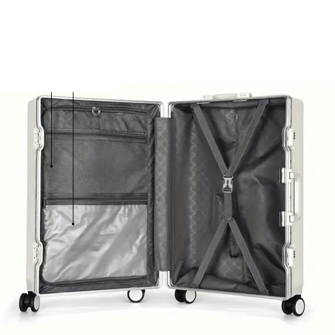 Hard Shell Carry On Suitcase with Laptop Pocket | Spinner