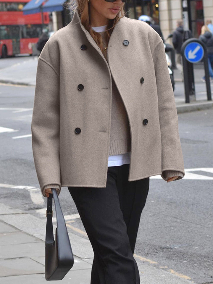Women's Oversized Double-Breasted Jacket | Stylish