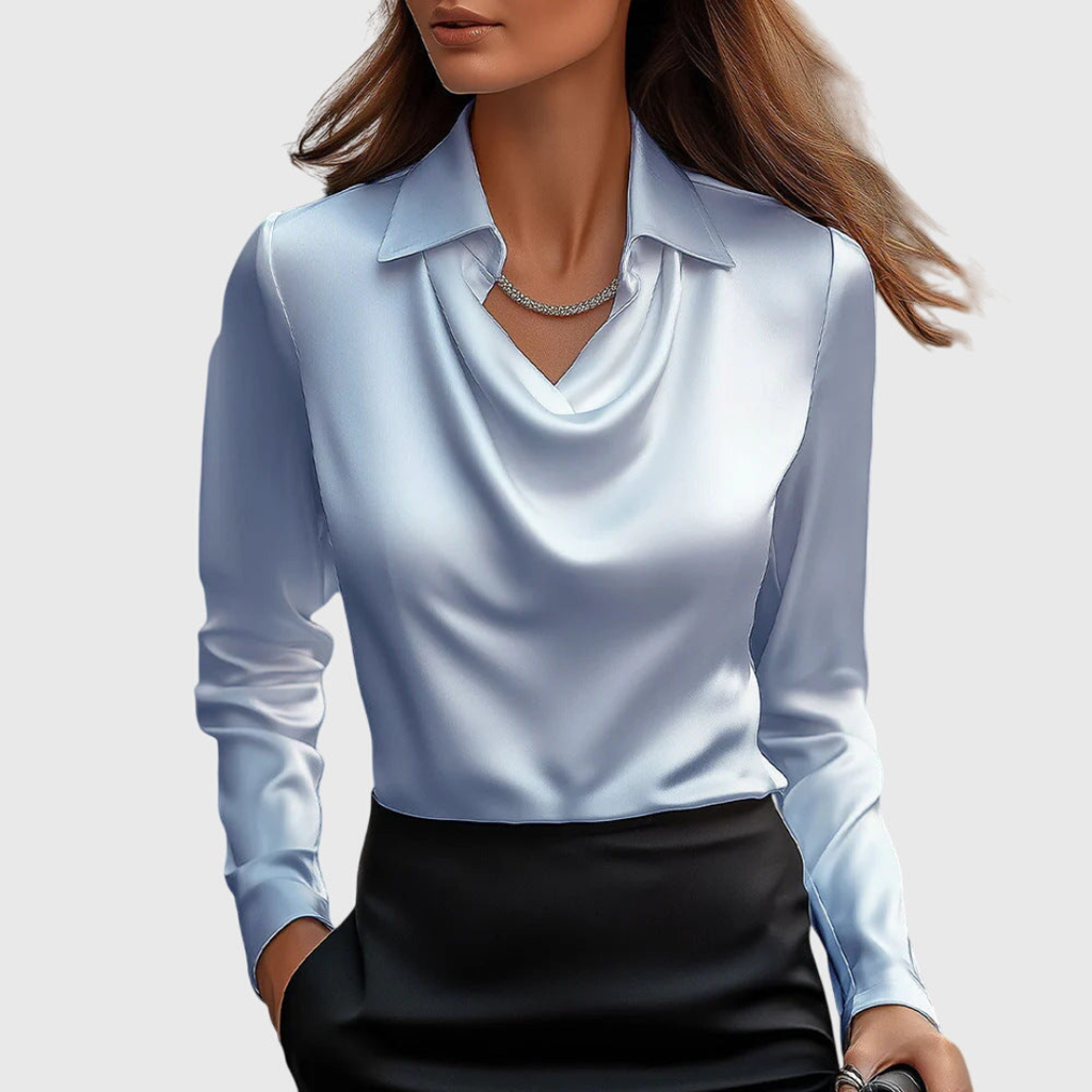 Women's Elegant Work Blouse | Long Sleeve