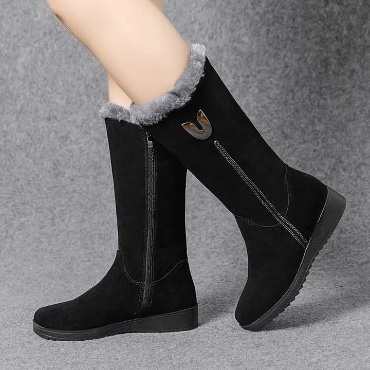Women's Zipper Mid-Calf Winter Boots | Snow