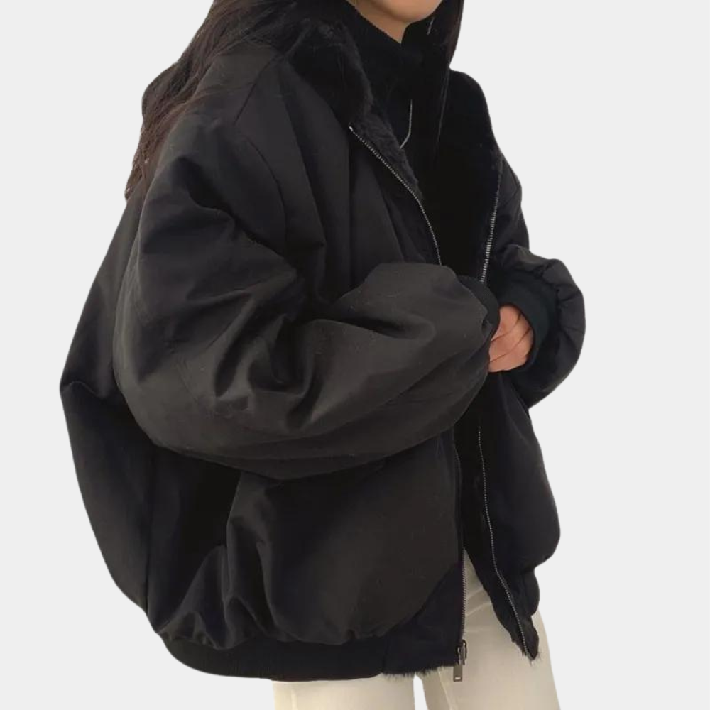 Women's Winter Oversized Jacket | Hooded