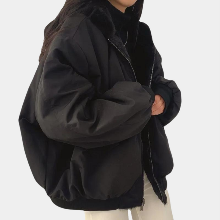 Women's Winter Oversized Jacket | Hooded