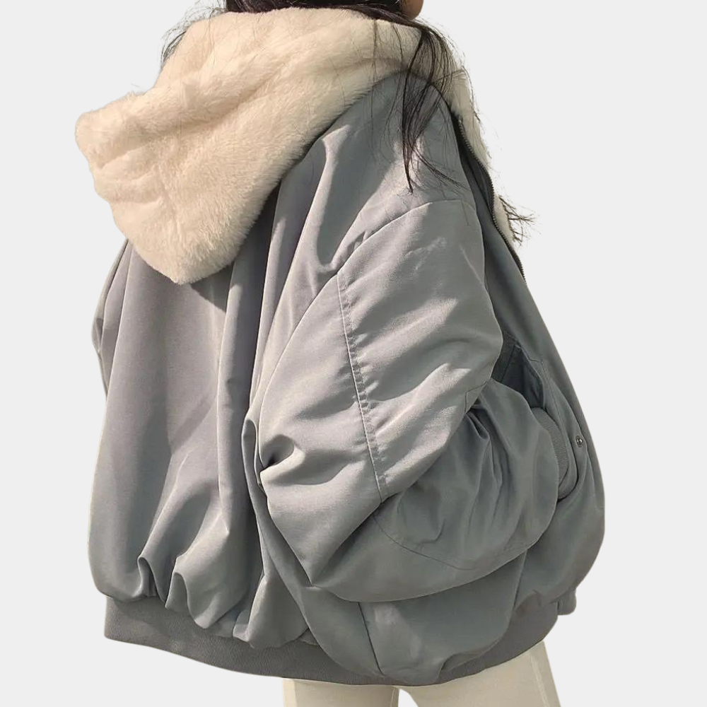 Women's Winter Oversized Jacket | Hooded