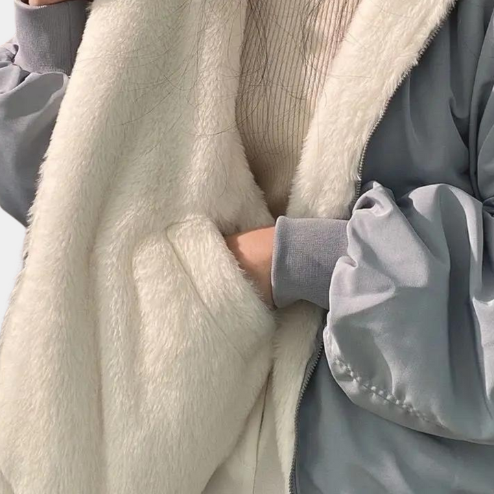 Women's Winter Oversized Jacket | Hooded