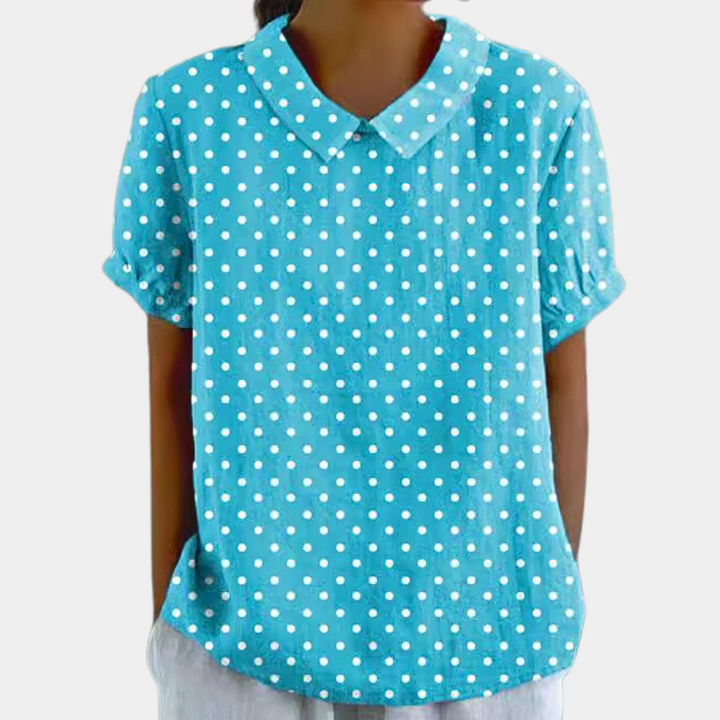 Women's Floral Print Short Sleeves Blouse | Casual