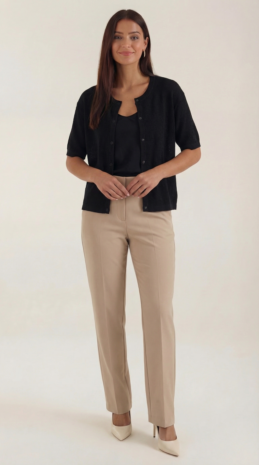 Women's Elegant Cardigan | Short-Sleeves