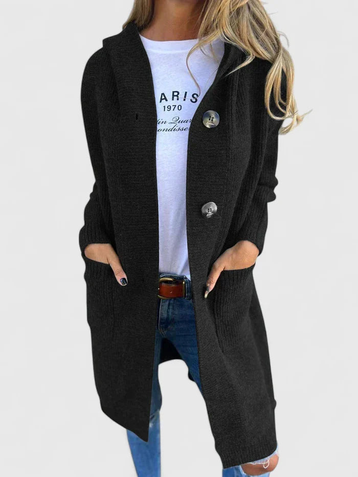 Women's Long Hooded Cardigan | Winter