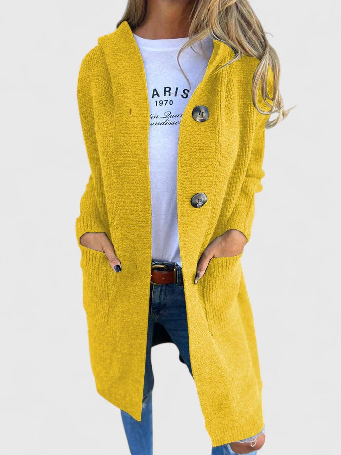 Women's Long Hooded Cardigan | Winter