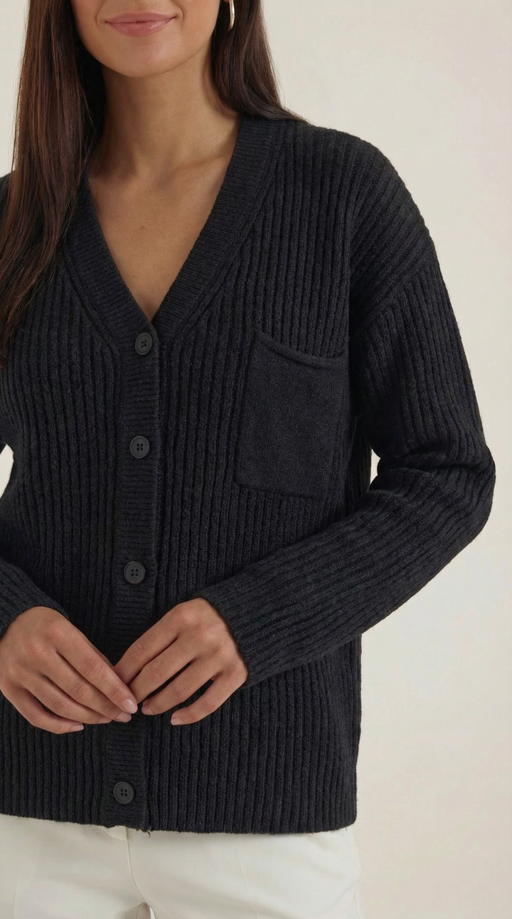 Women's Button Knit Cardigan | Oversized