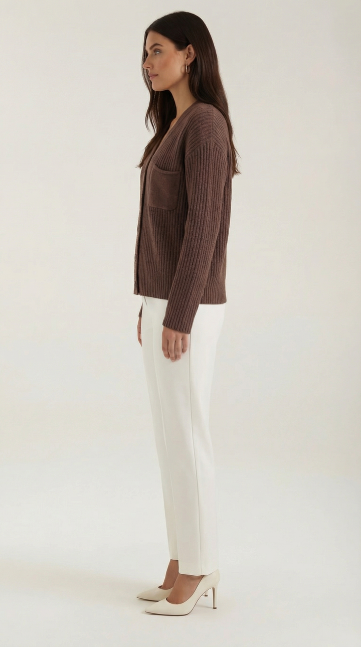 Women's Button Knit Cardigan | Oversized