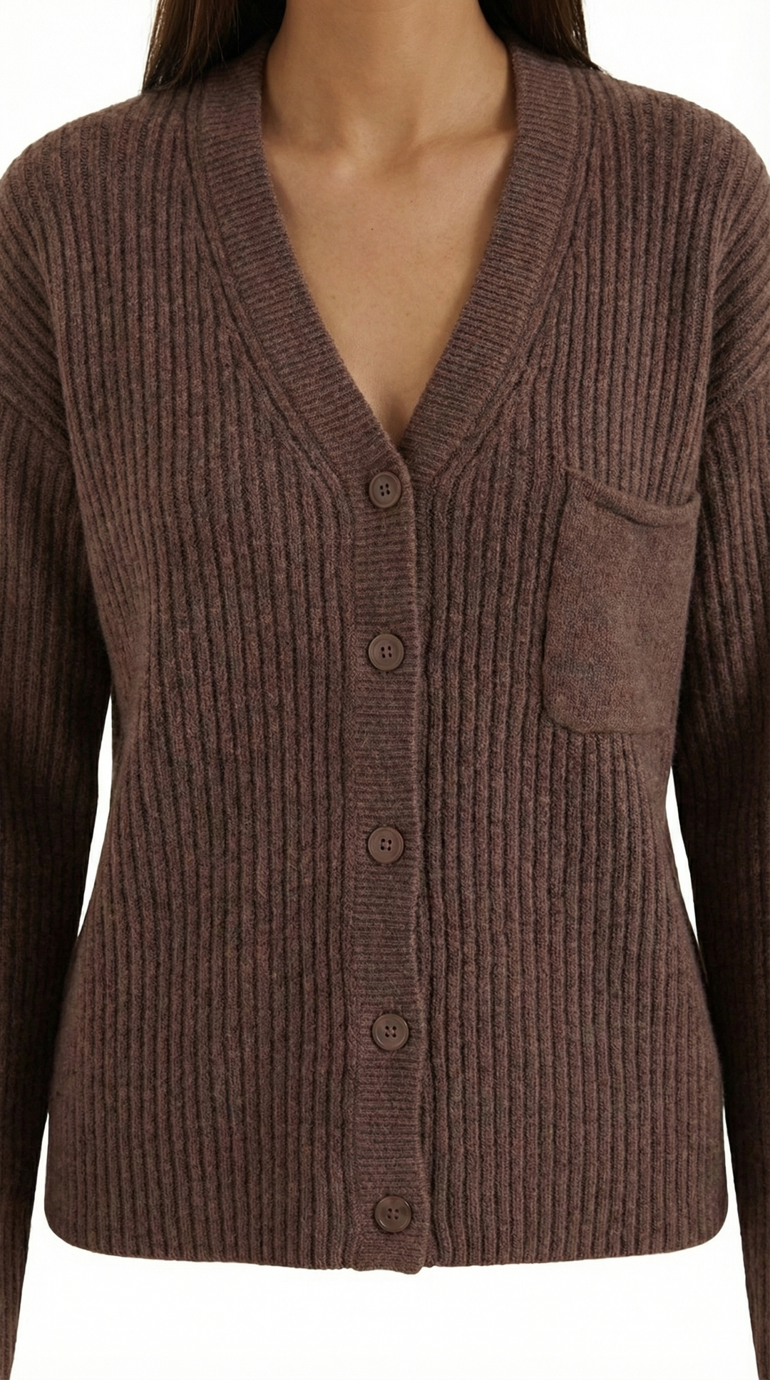 Women's Button Knit Cardigan | Oversized