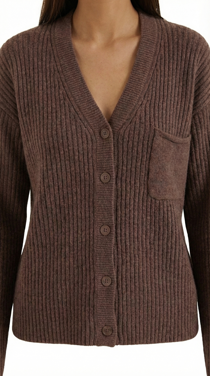 Women's Button Knit Cardigan | Oversized