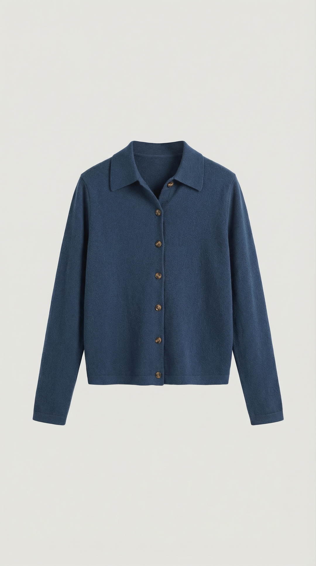 Women's Knit Collared Cardigan | Button Closure