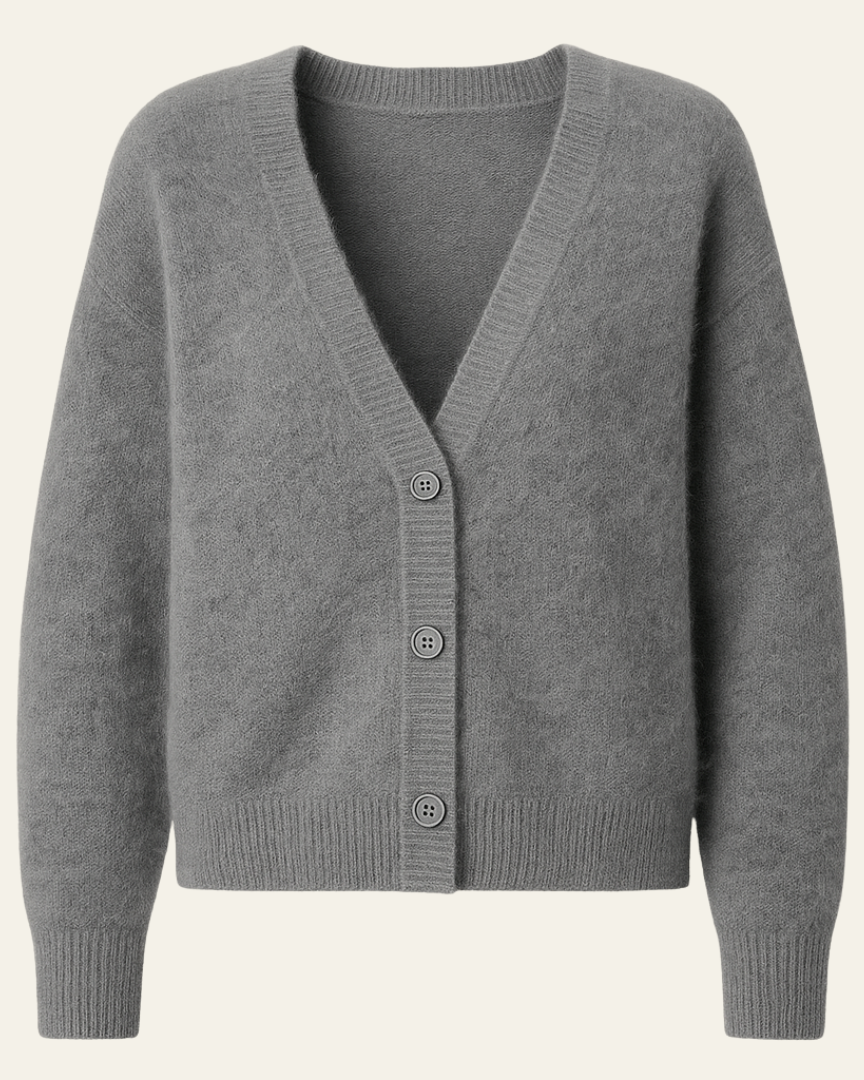 Women's Warm Button Down Cardigan | V-Neck