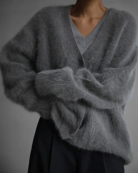 Women's Warm Button Down Cardigan | V-Neck