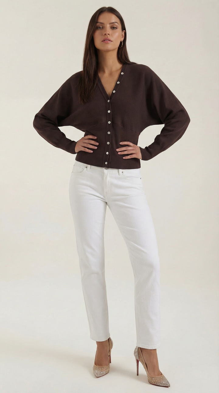 Women's Elegant Cardigan | Button Front