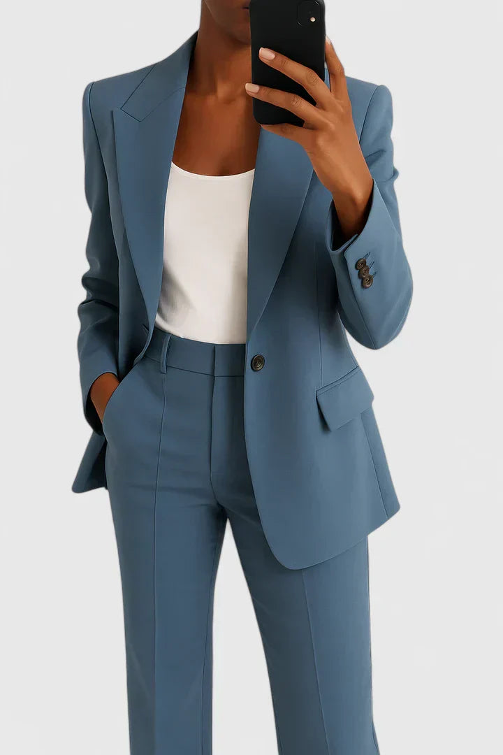Women's Formal Elegant Two-Piece Suit Set | Blazer and Trouser