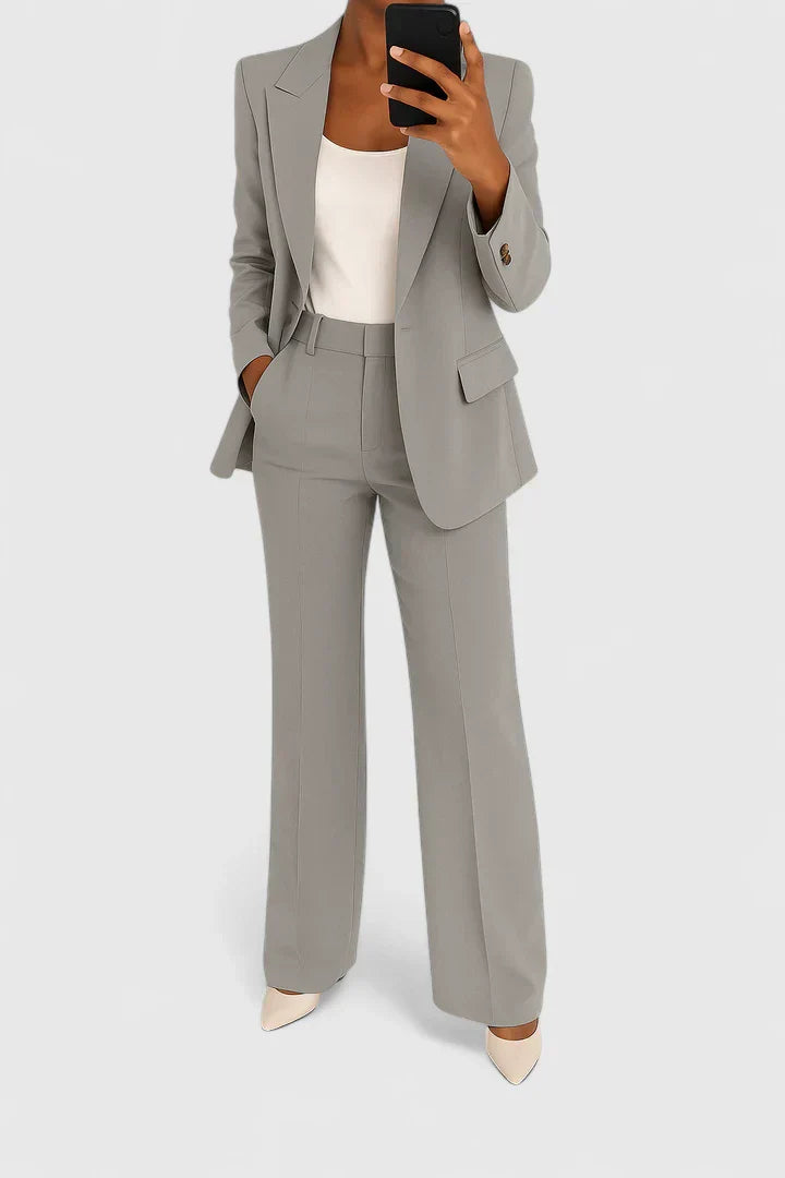 Women's Formal Elegant Two-Piece Suit Set | Blazer and Trouser