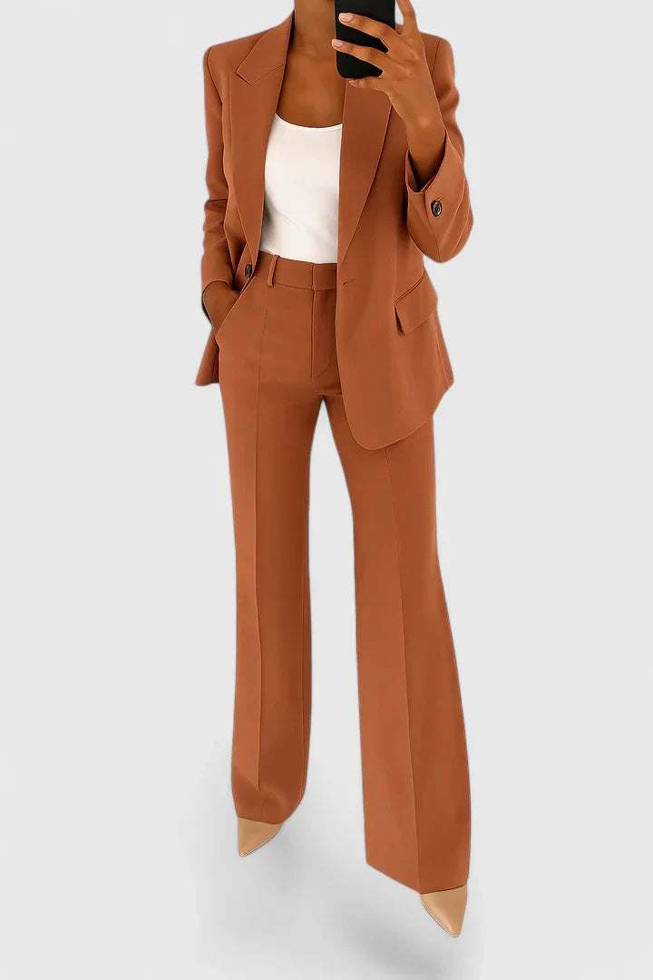 Women's Formal Elegant Two-Piece Suit Set | Blazer and Trouser