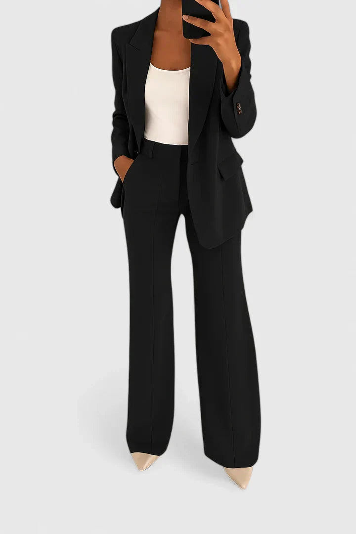 Women's Formal Elegant Two-Piece Suit Set | Blazer and Trouser