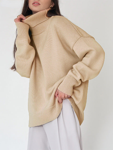 Women's Oversized Turtleneck Jumper | Winter