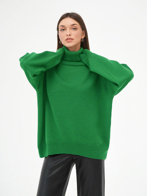 Women's Oversized Turtleneck Jumper | Winter