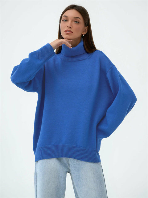 Women's Oversized Turtleneck Jumper | Winter