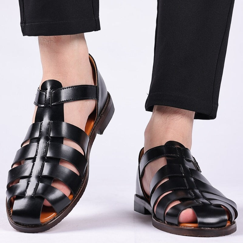 Men's Elegant Fisherman Sandals | Adjustable Straps