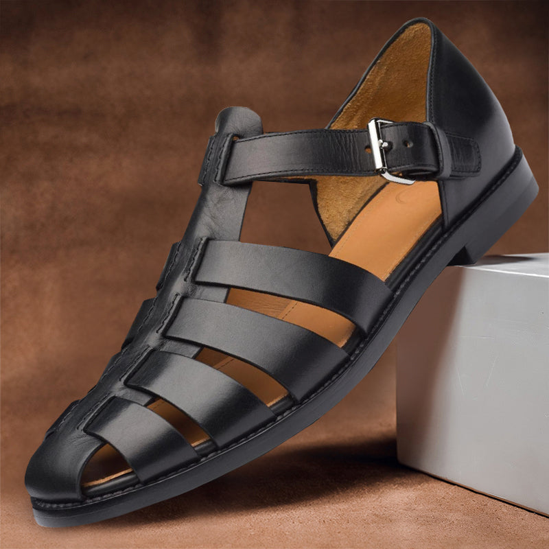 Men's Elegant Fisherman Sandals | Adjustable Straps
