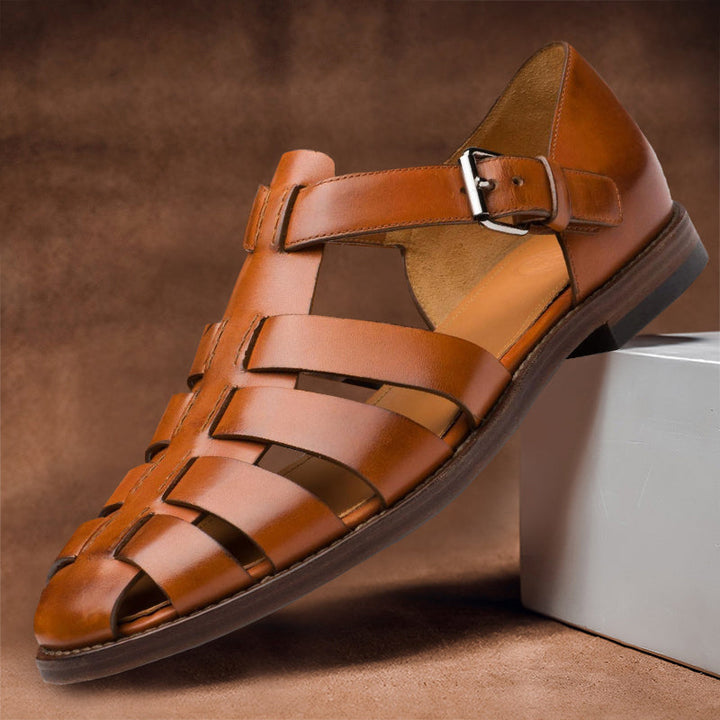Men's Elegant Fisherman Sandals | Adjustable Straps
