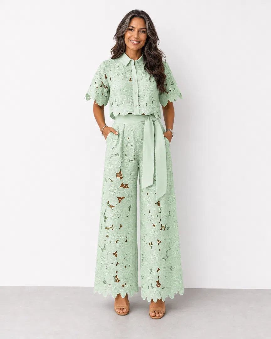 Women's Elegant Two-Piece Set | Wedding Guest