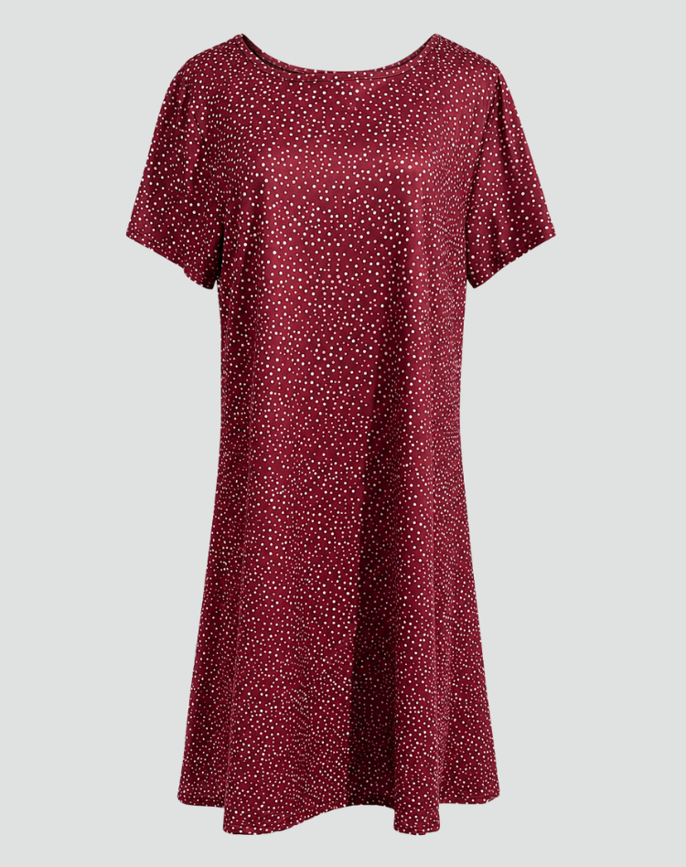 Women's Flowy Printed Summer Dress | Midi