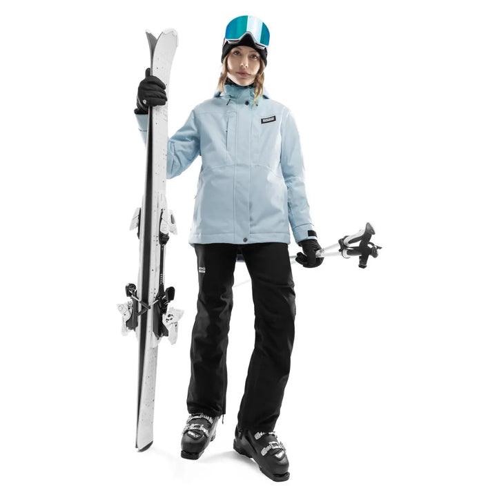 Women's Snow Skiing Zip Up Jacket | Winter