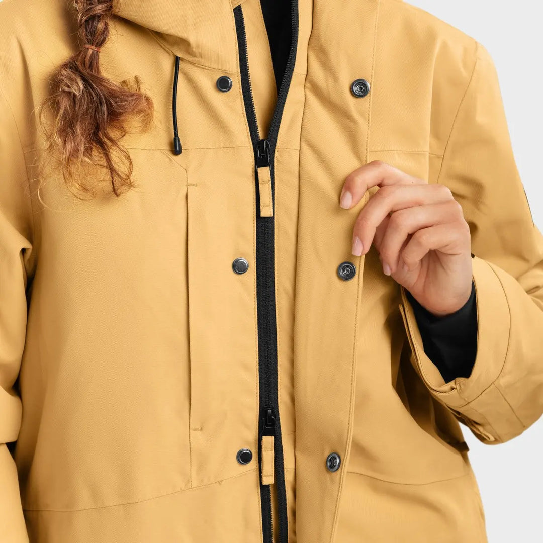 Women's Snow Skiing Zip Up Jacket | Winter