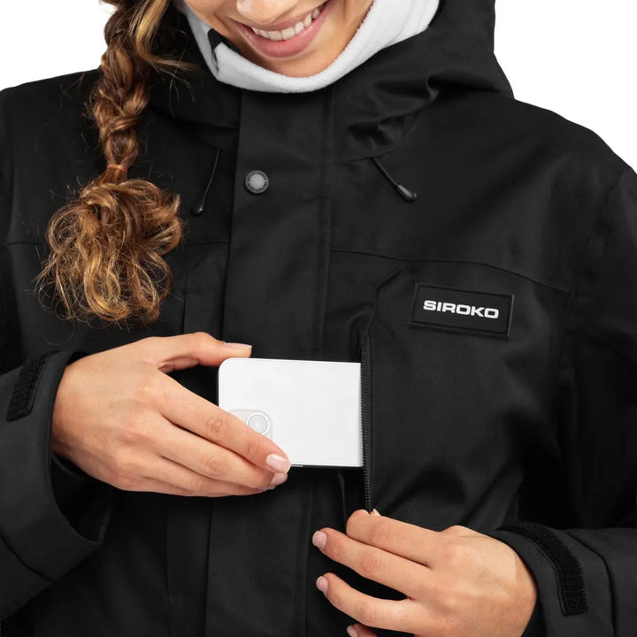 Women's Snow Skiing Zip Up Jacket | Winter