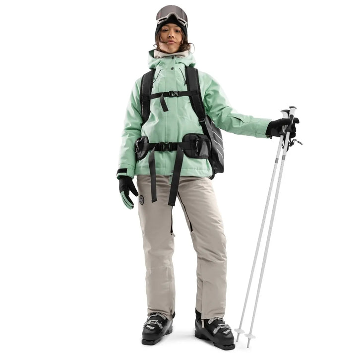 Women's Snow Skiing Zip Up Jacket | Winter