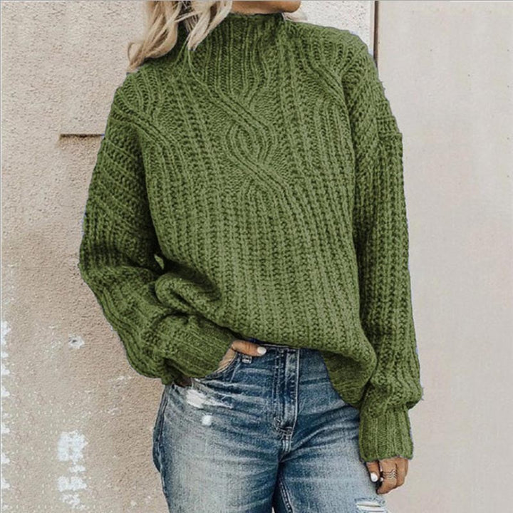 Women's Turtle Neck Chunky Knit Jumper | Oversized