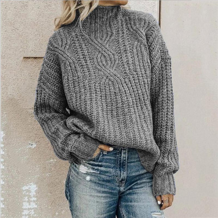 Women's Turtle Neck Chunky Knit Jumper | Oversized