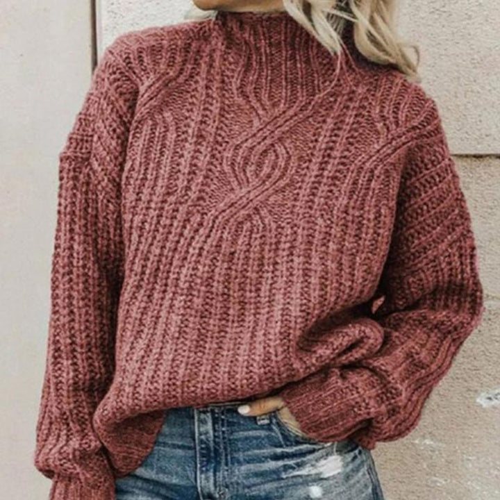 Women's Turtle Neck Chunky Knit Jumper | Oversized