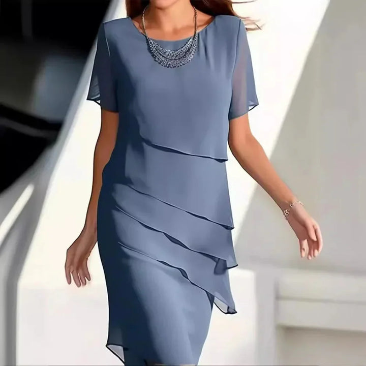 Women's Tiered Formal Dress | Midi