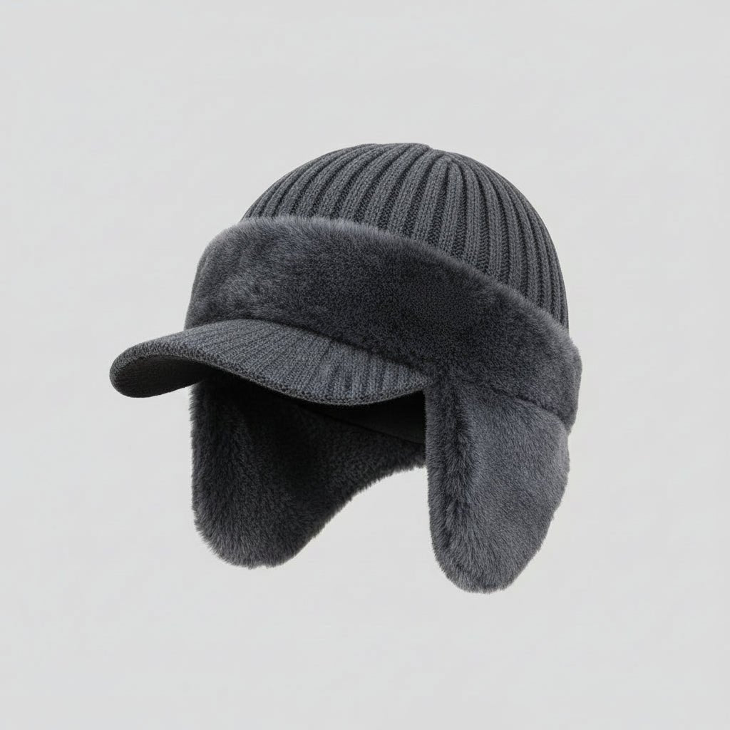 Women's Fur Warm Knit Beanie Hat | Winter
