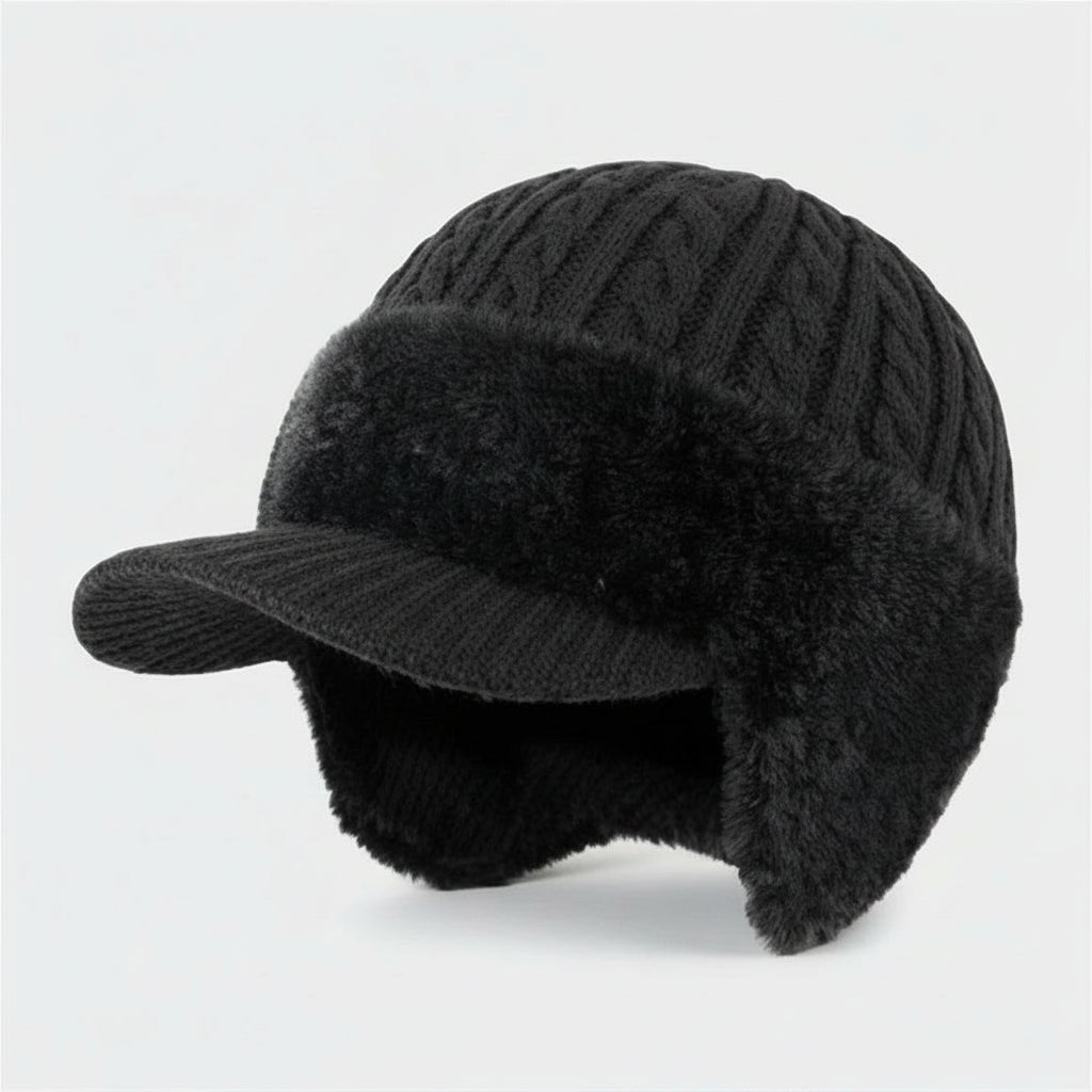 Women's Fur Warm Knit Beanie Hat | Winter