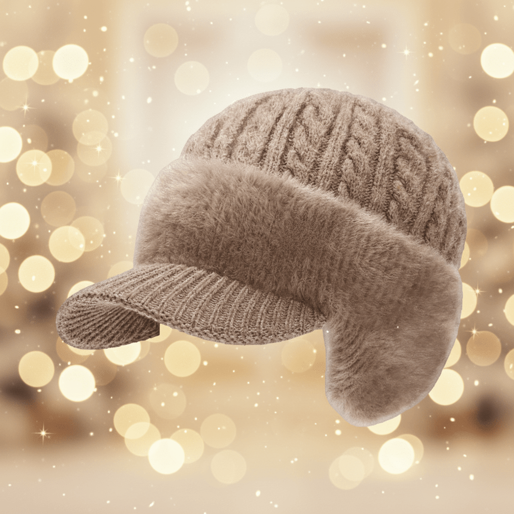 Women's Fur Warm Knit Beanie Hat | Winter