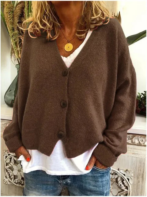 Women's Button-Front Knit Cardigan | Winter
